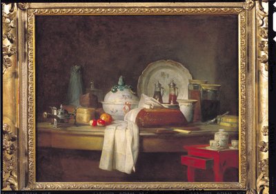 La Mensa degli Ufficiali o I Resti di un Pranzo, 1763 da Jean Baptiste Simeon Chardin